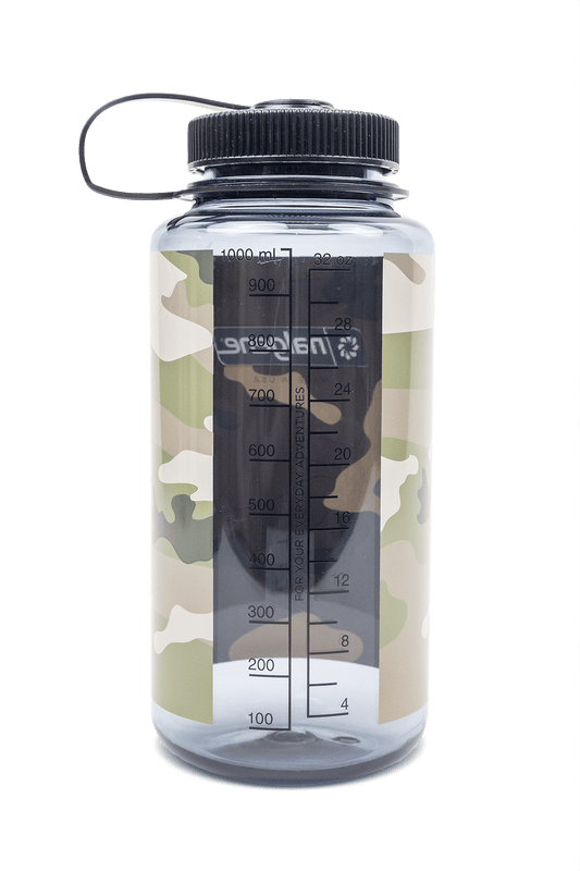 32oz Wide Mouth Camo Print Bottles - US 4097