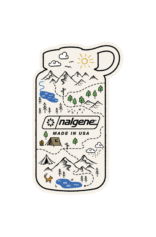 Nalgene Bottle Map Sticker - US 9333